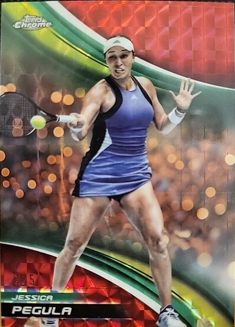 Jessica Pegula [Red Geometric Refractor] #2