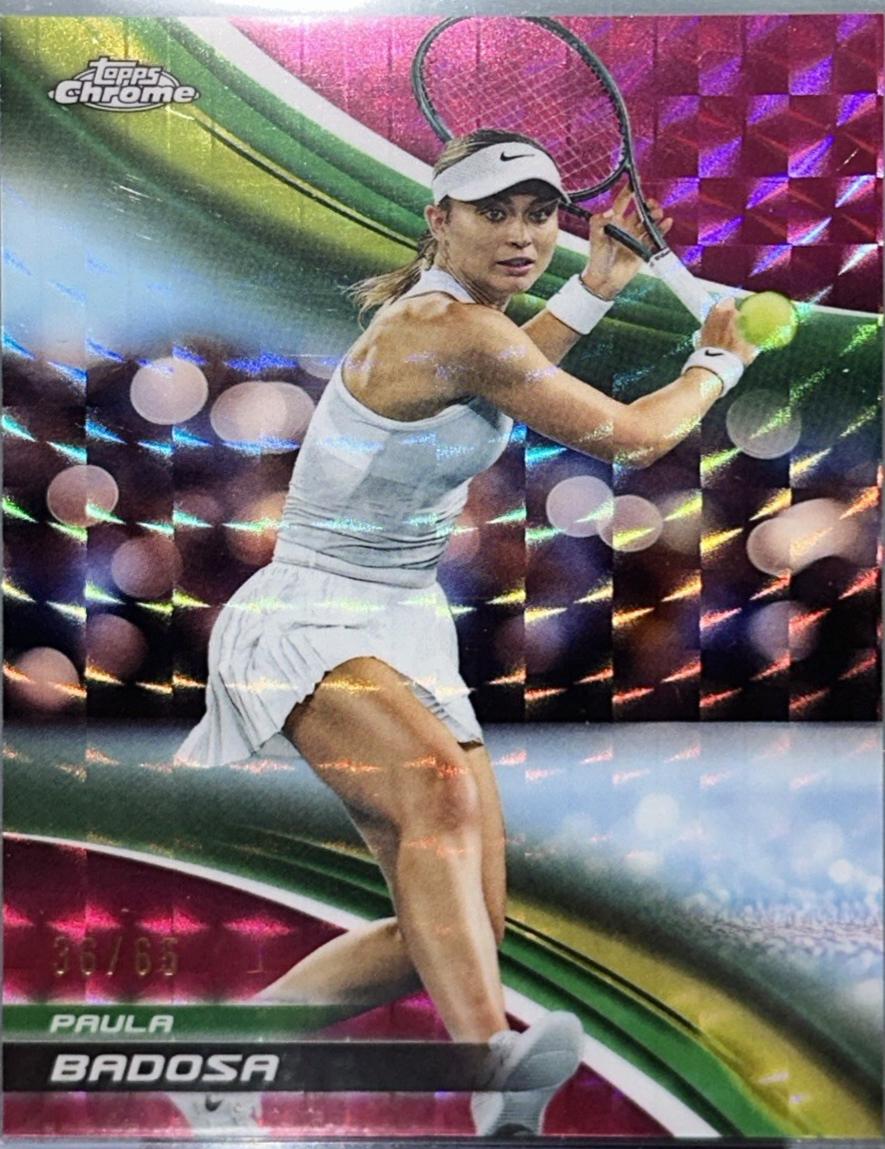 Paula Badosa [Pink Geometric Refractor] #21
