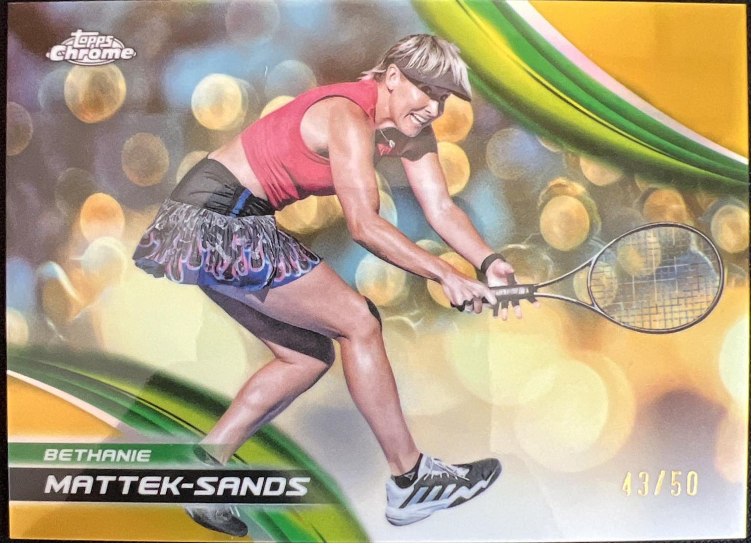 Bethanie Mattek-Sands [Gold Refractor] #251