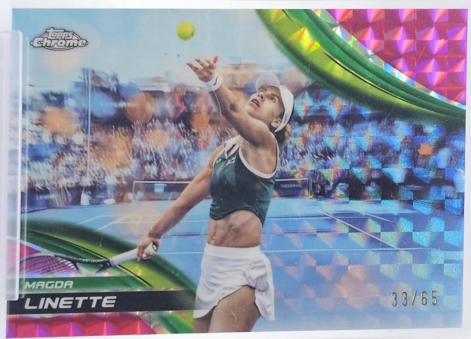 Magda Linette [Pink Geometric Refractor] #60