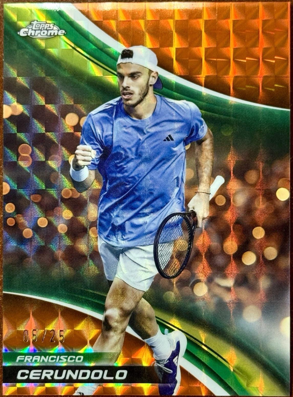 Francisco Cerundolo [Orange Geometric Refractor] #46