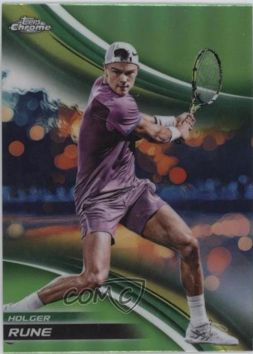Holger Rune [Lime Green Refractor] #20