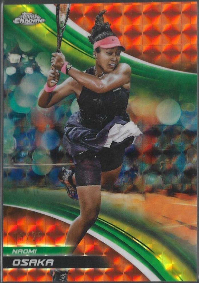 Naomi Osaka [Orange Geometric Refractor] #80