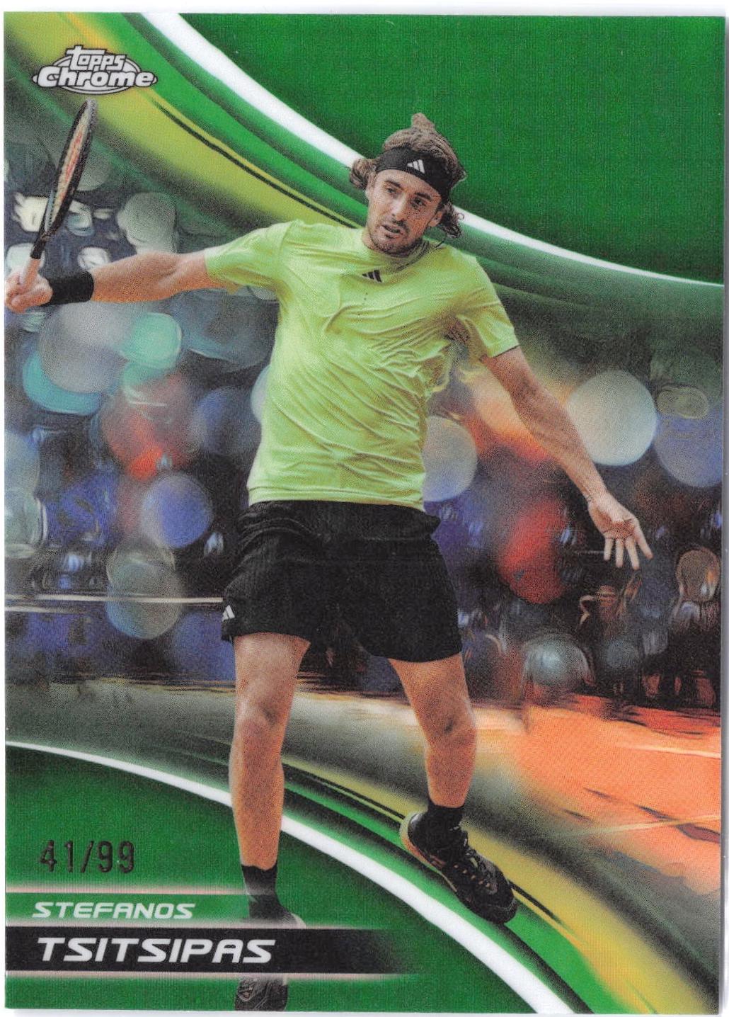 Stefanos Tsitsipas [Green Refractor] #14
