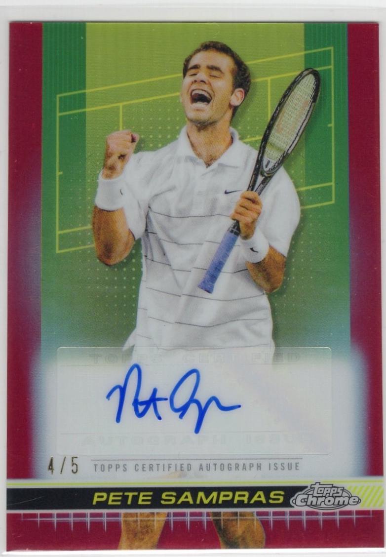 Pete Sampras [Red Refractor] #AIV-PSS