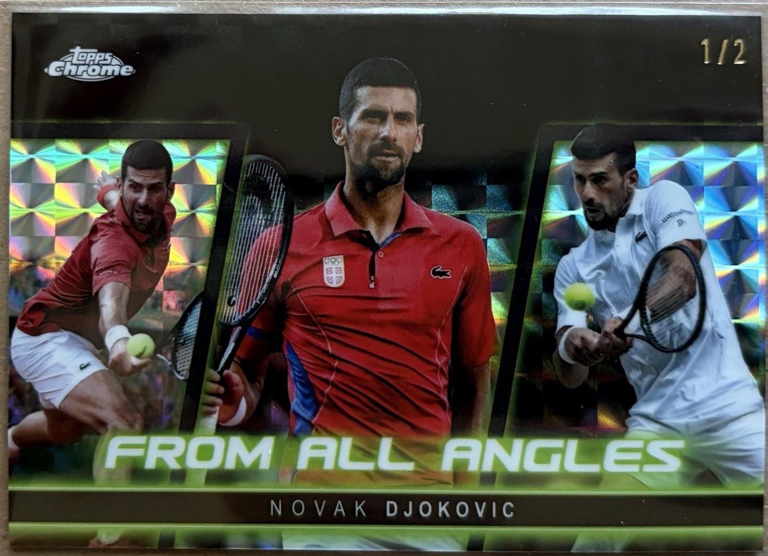 Novak Djokovic [Black Geometric] #FAA-10