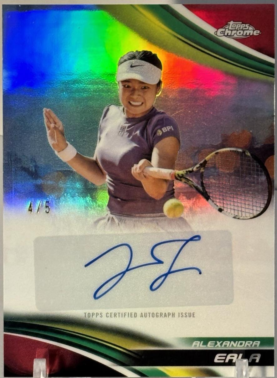 Alexandra Eala [Red Refractor] #CA-AEA