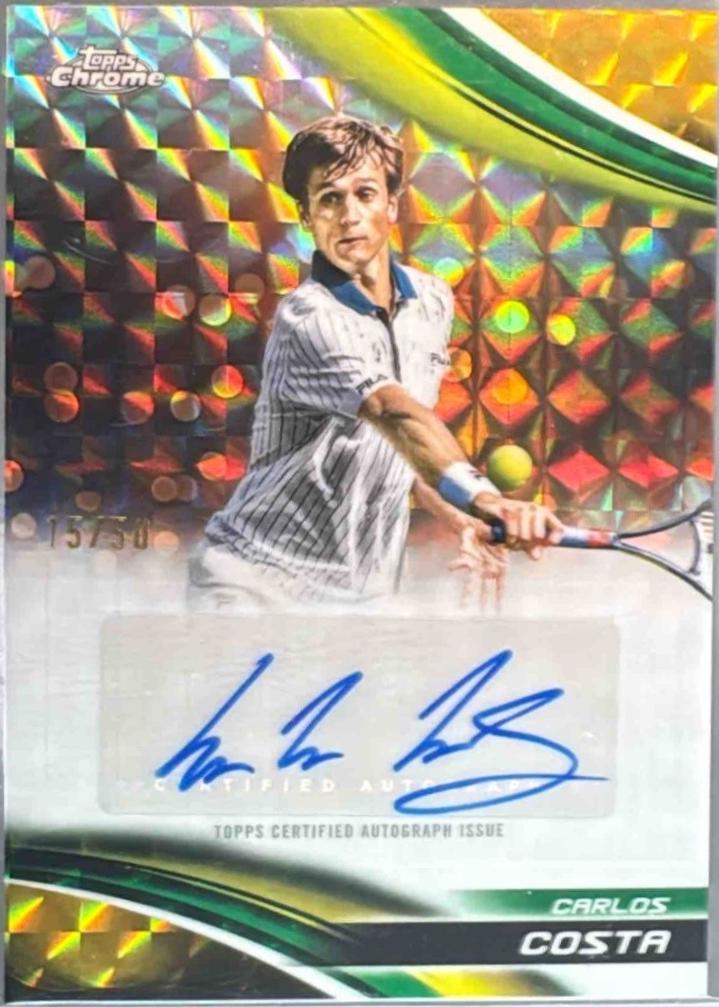 Carlos Costa [Gold Geometric Refractor] #CA-CCA