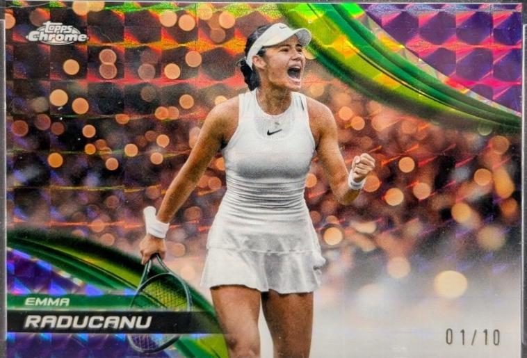 Emma Raducanu [Purple Geometric Refractor] #79