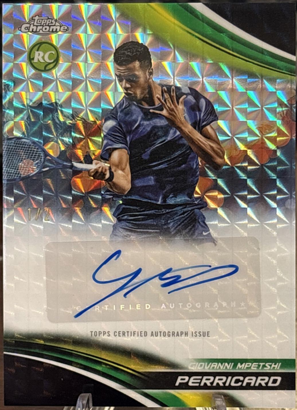 Giovanni Mpetshi Perricard [Black Geometric Refractor] #CA-GMP