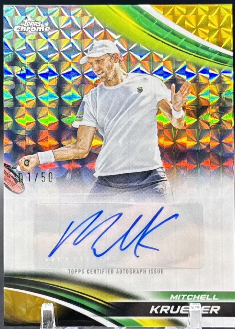 Mitchell Krueger [Gold Geometric Refractor] #CA-MKR