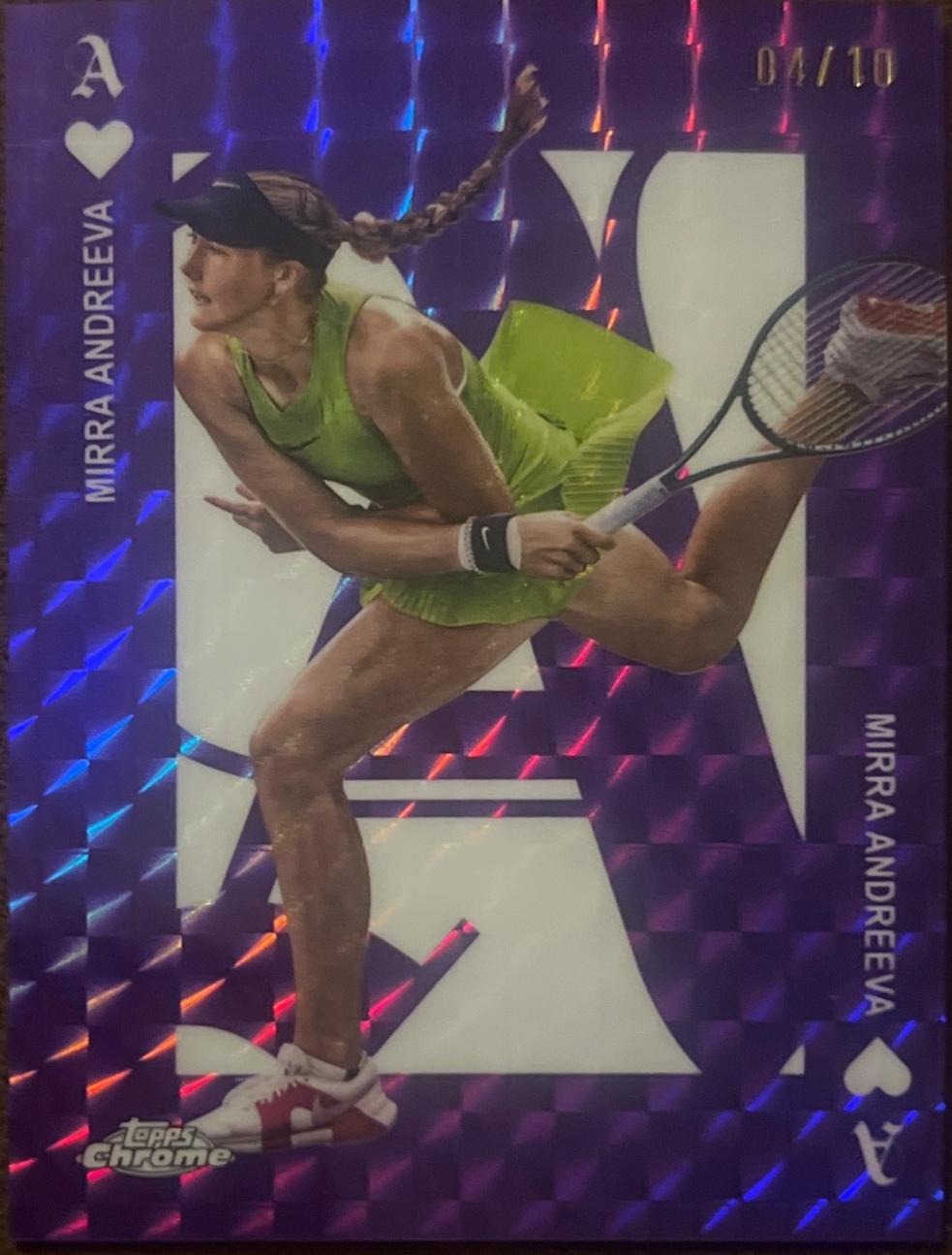 Mirra Andreeva [Purple Geometric] #ACE-20