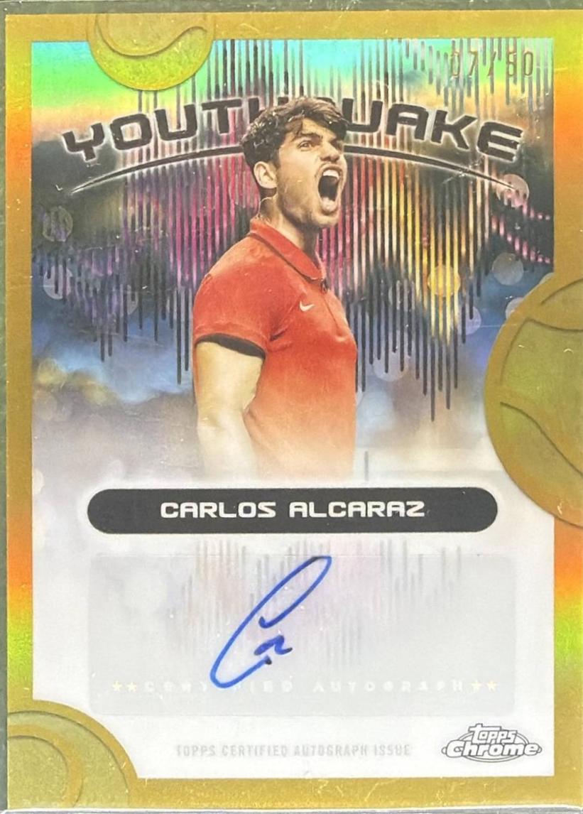 Carlos Alcaraz [Gold Refractor] #YS-CA