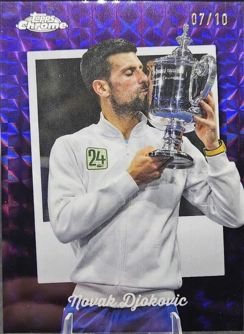 Novak Djokovic [Purple Geometric] #CTD-12