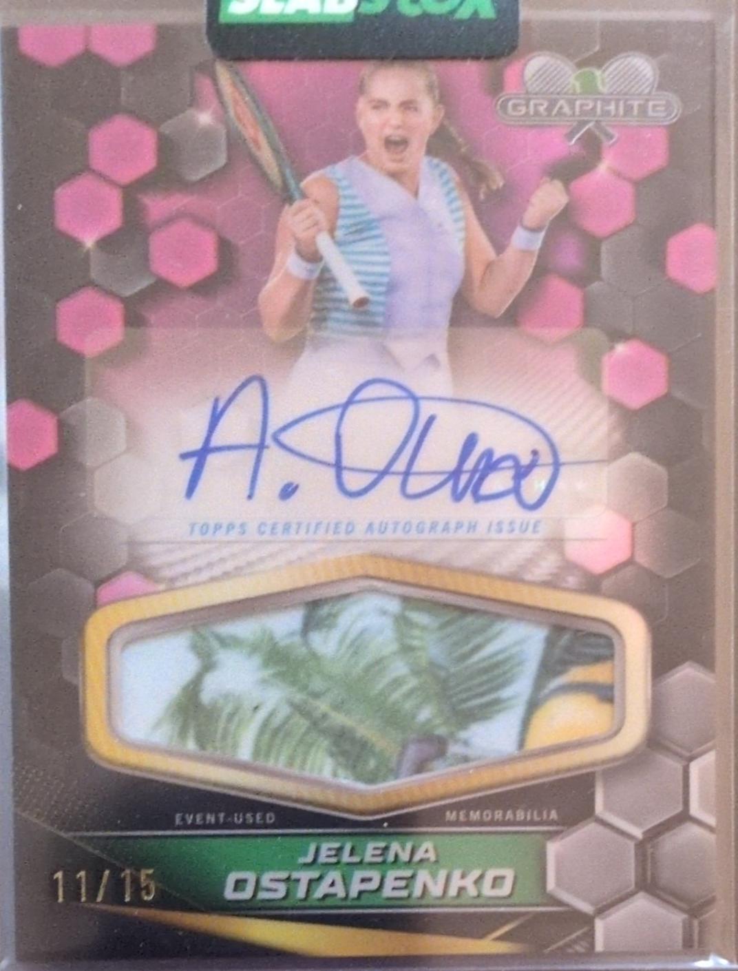 Jelena Ostapenko [Pink Refractor] #GSR-JOO