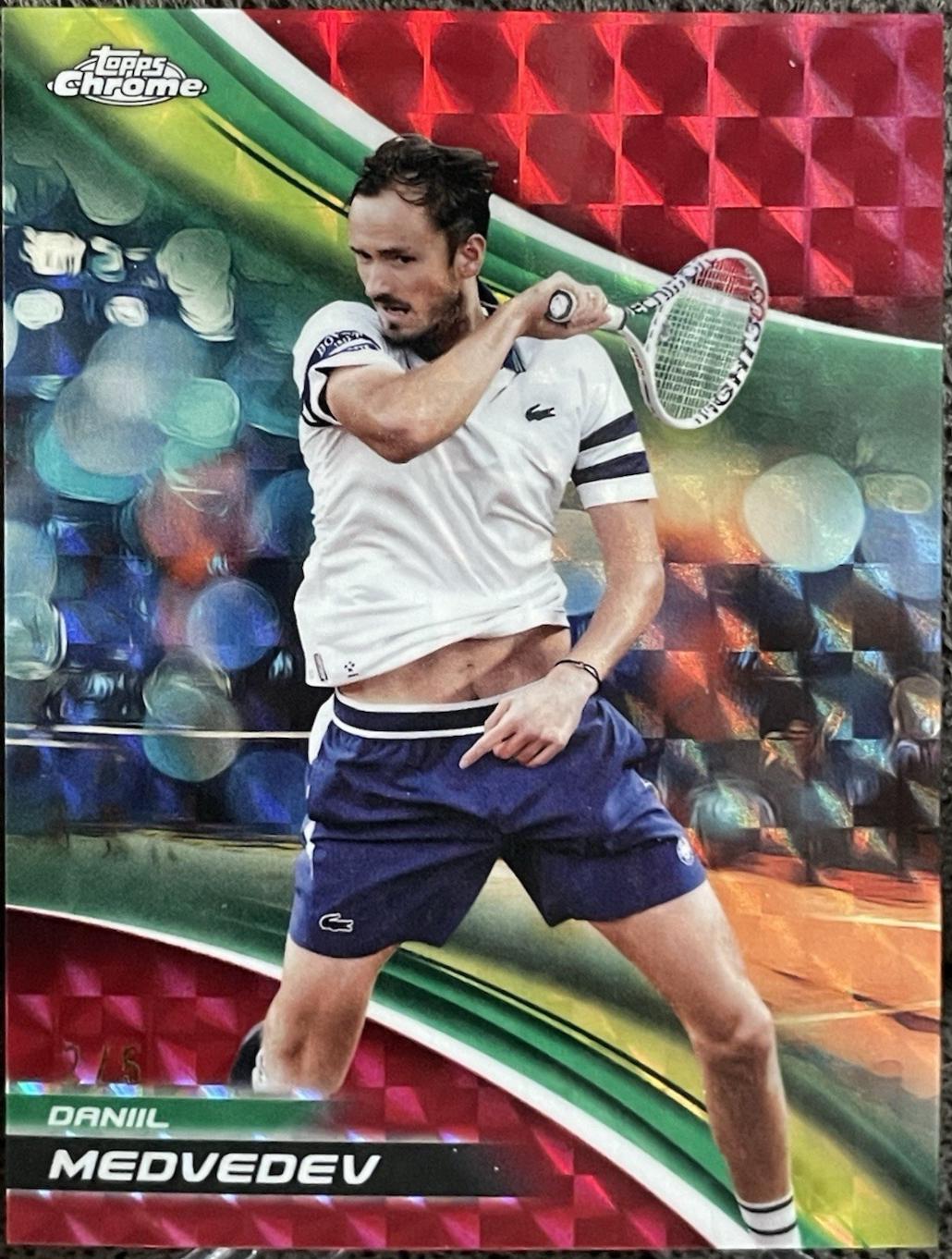 Daniil Medvedev [Red Geometric Refractor] #3