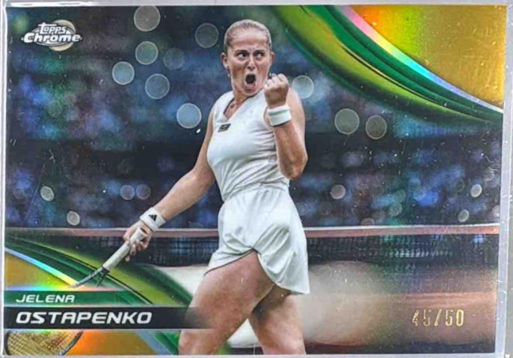 Jelena Ostapenko [Gold Refractor] #23