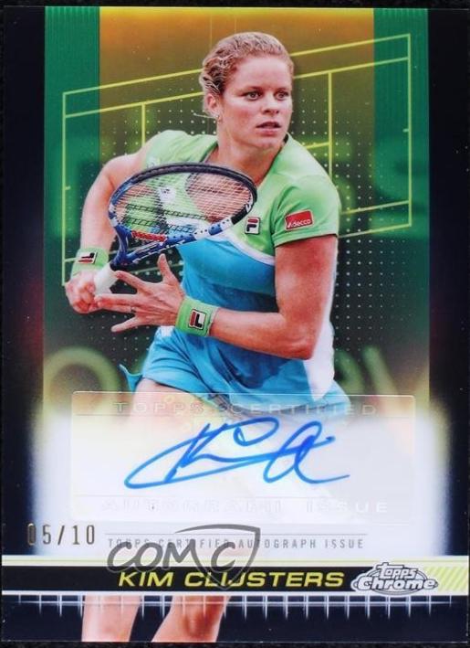 Kim Clijsters [Black Refractor] #TCA-KCS