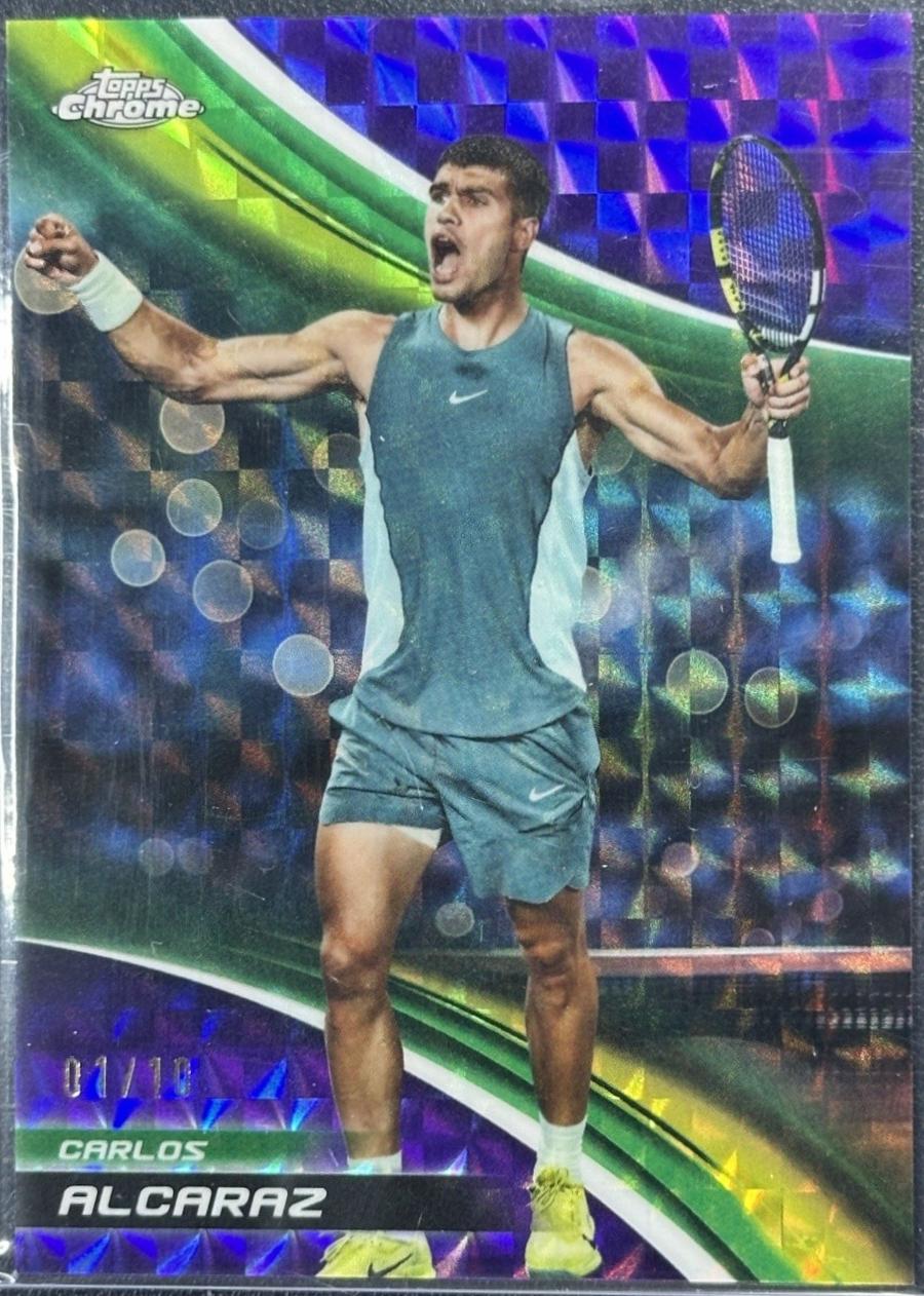 Carlos Alcaraz [Purple Geometric Refractor] #1