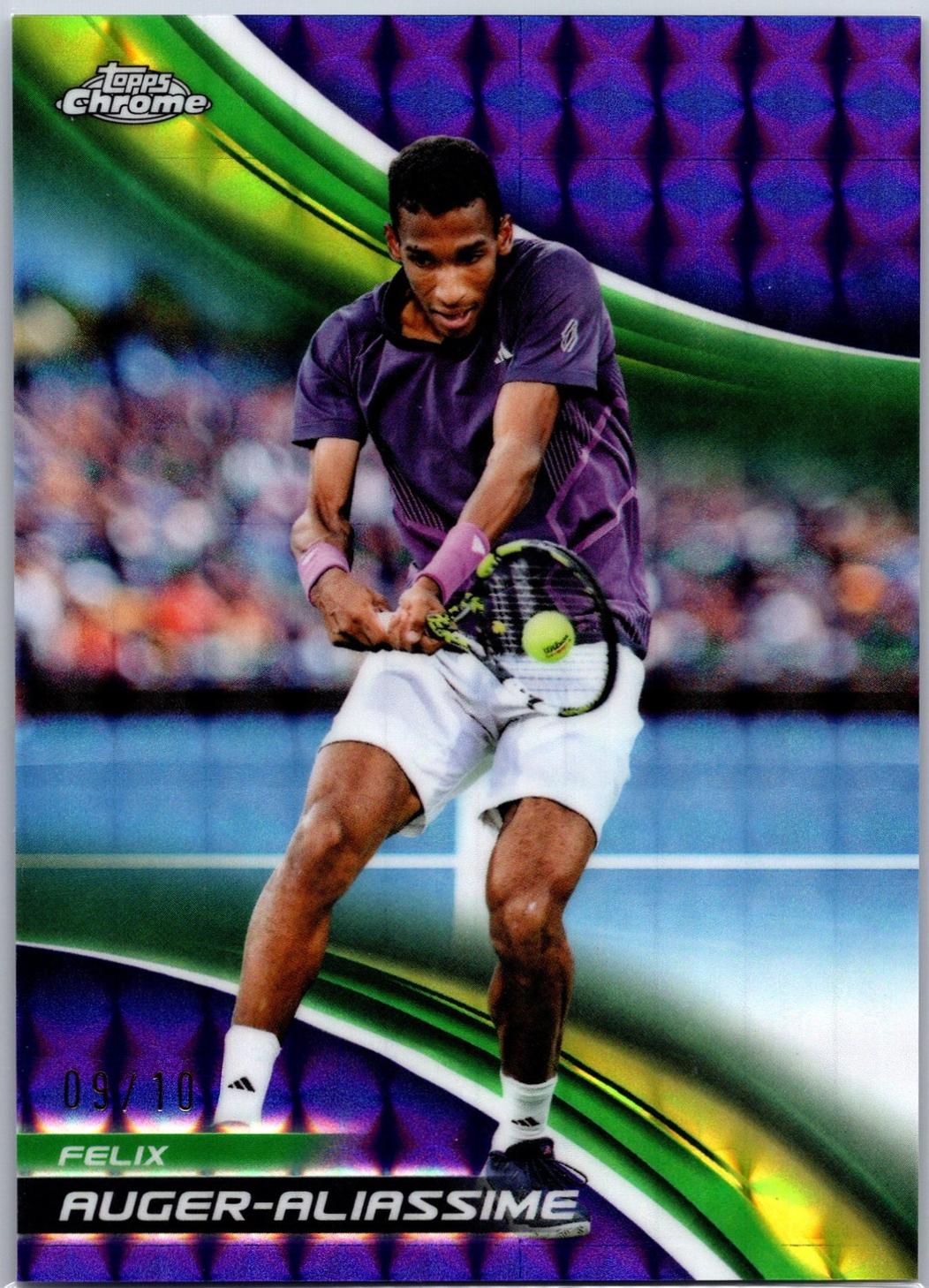 Felix Auger-Aliassime [Purple Geometric Refractor] #30