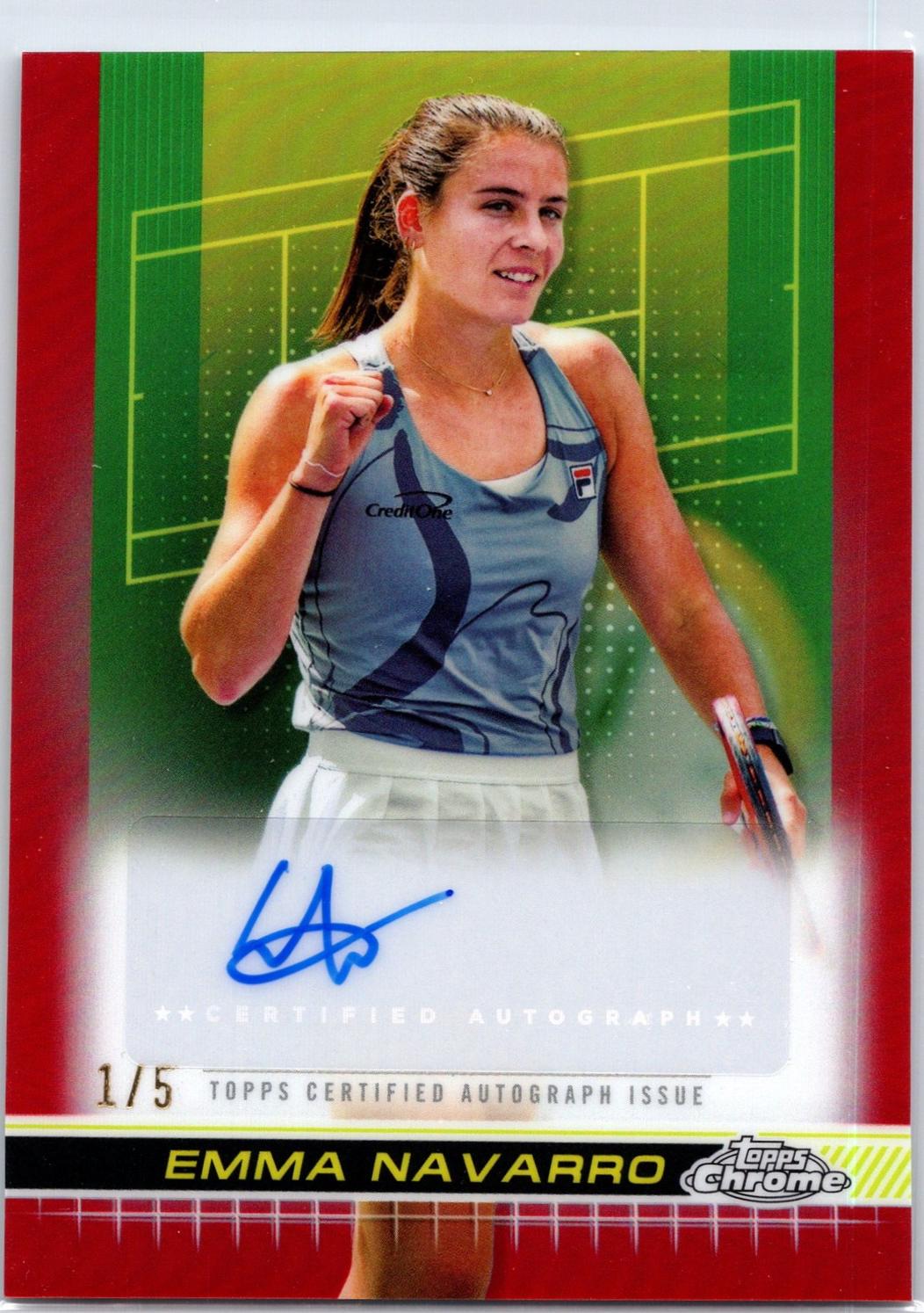 Emma Navarro [Red Refractor] #TCA-ENO