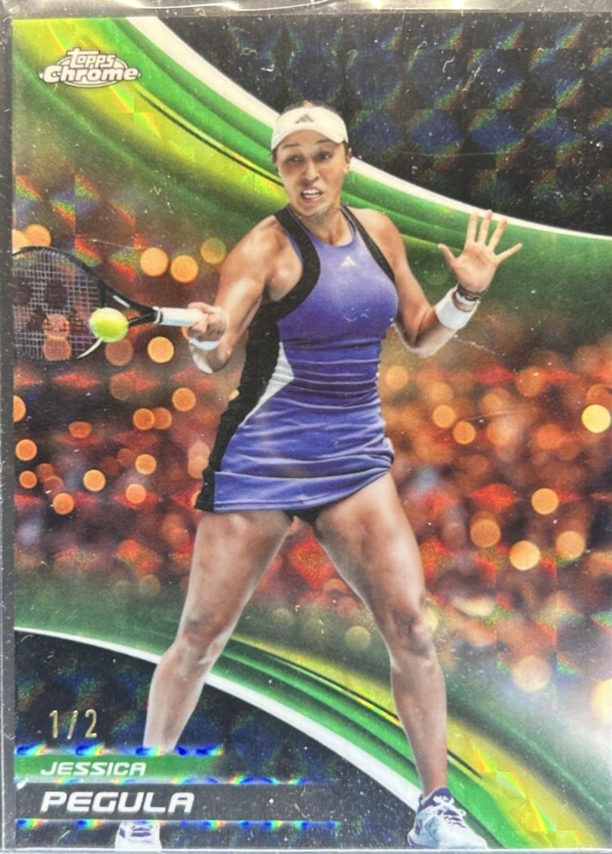 Jessica Pegula [Black Geometric Refractor] #2