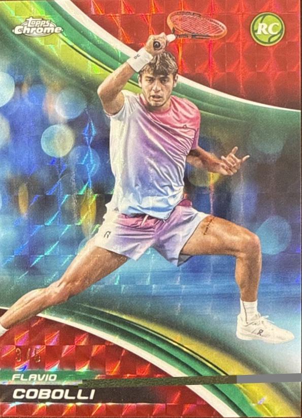 Flavio Cobolli [Red Geometric Refractor] #48