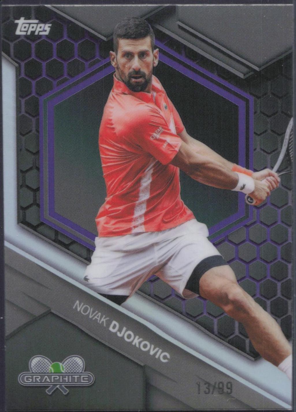 Novak Djokovic [Purple Refractor] #84