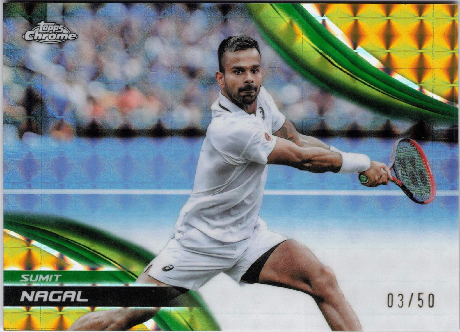 Sumit Nagal [Gold Geometric Refractor] #108