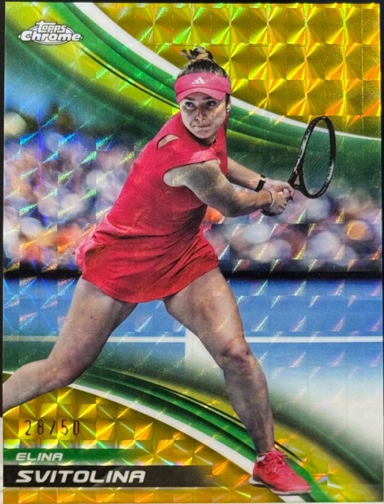 Elina Svitolina [Gold Geometric Refractor] #41