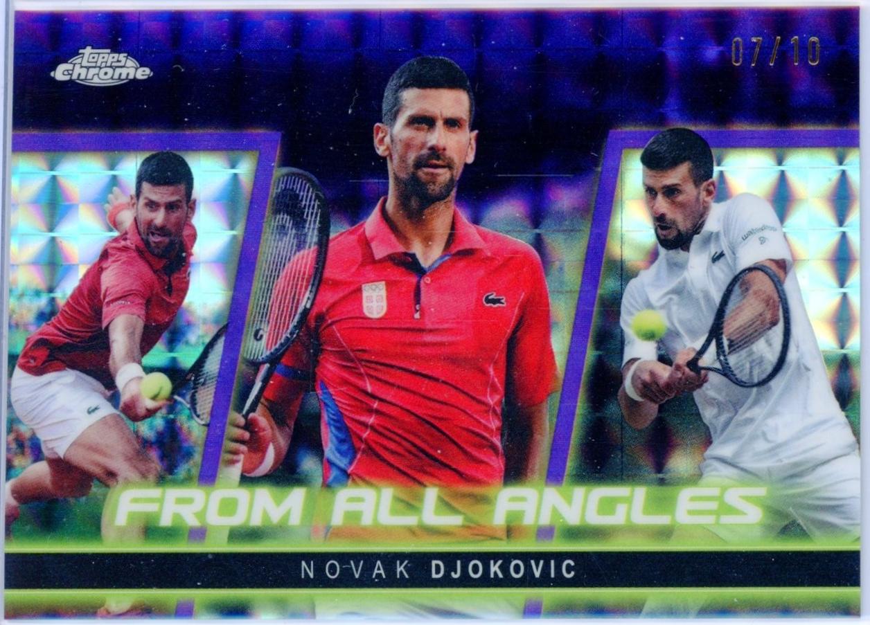 Novak Djokovic [Purple Geometric] #FAA-10
