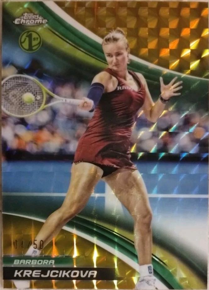Barbora Krejcikova [Gold Geometric Refractor] #19