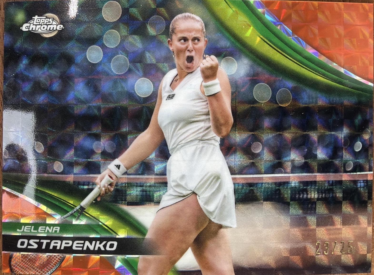 Jelena Ostapenko [Orange Geometric Refractor] #23