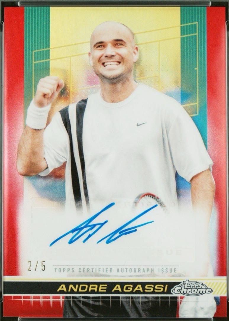 Andre Agassi [Red Refractor] #AIV-AAI