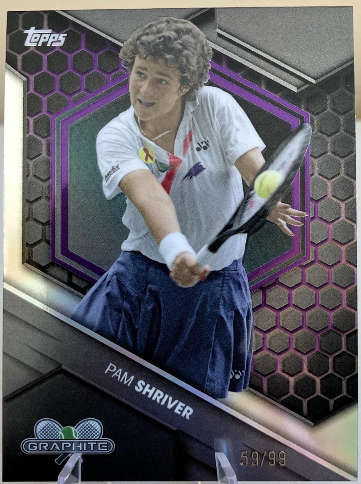 Pam Shriver [Purple Refractor] #4