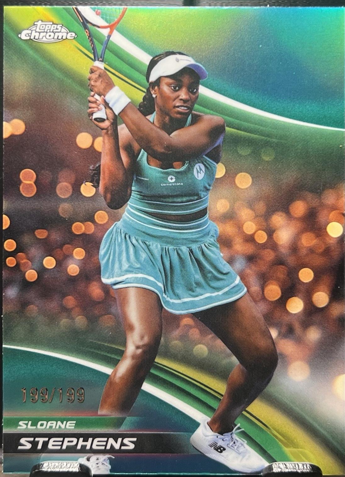 Sloane Stephens [Aqua Refractor] #102