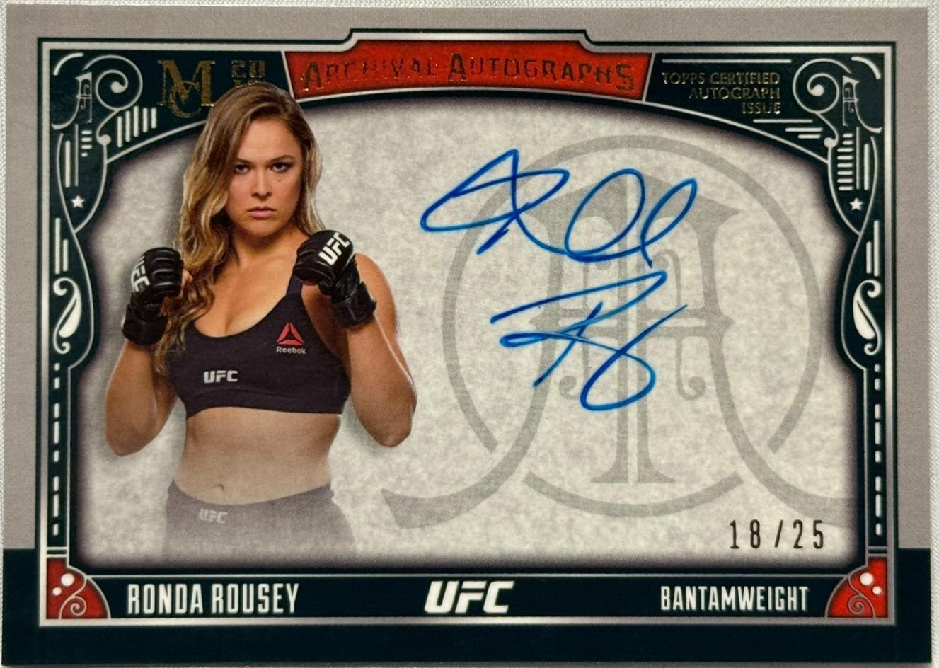 Ronda Rousey [Gold] #AA-RR