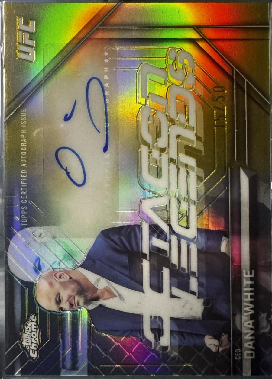 Dana White [Gold Refractor] #OLA-DW