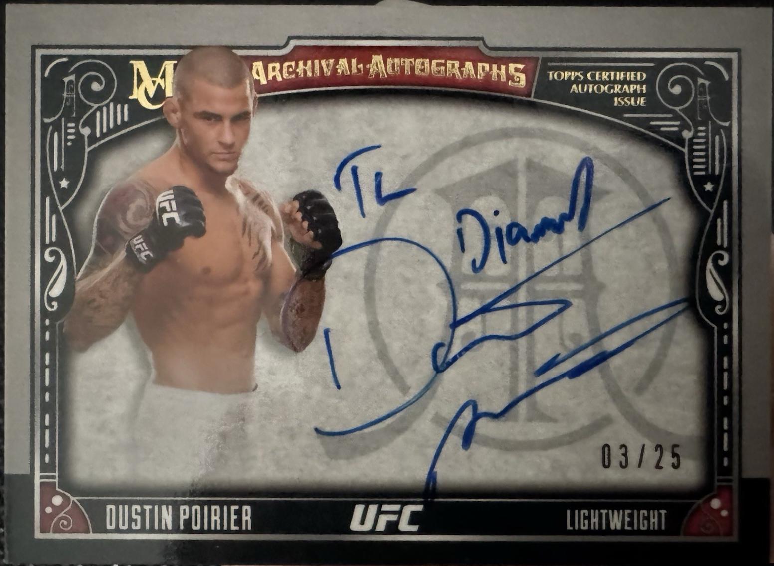 Dustin Poirier [Gold] #AA-DP
