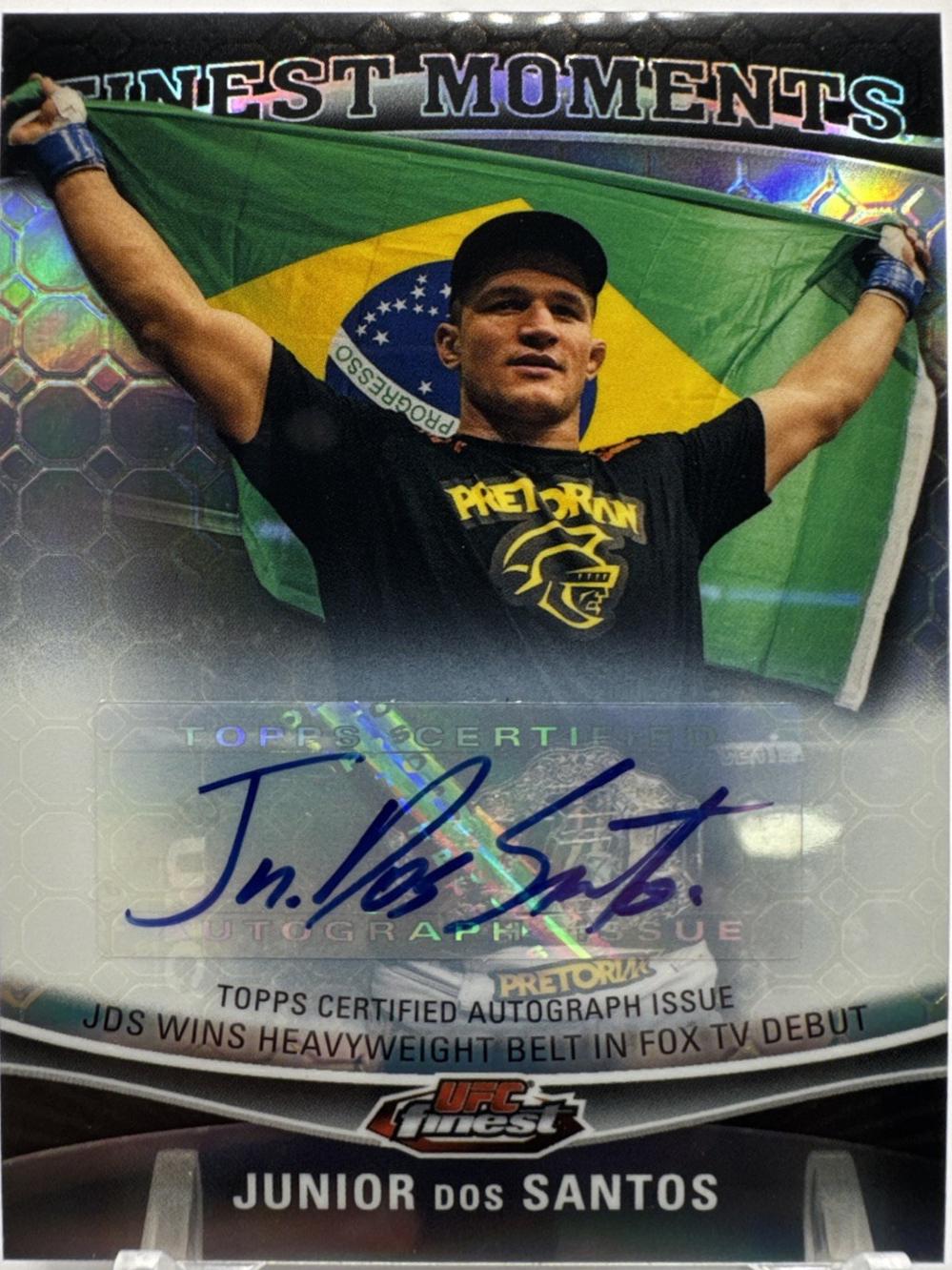 Junior dos Santos [Autograph Octafractor] #FM-JDS