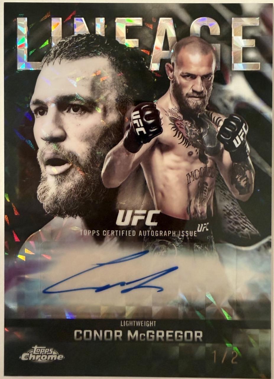 Conor McGregor [Black Geometric Refractor] #CCA-CM
