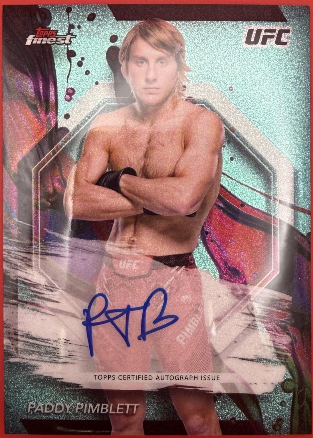 Paddy Pimblett [Aqua Glitter Refractor] #FA-PYP