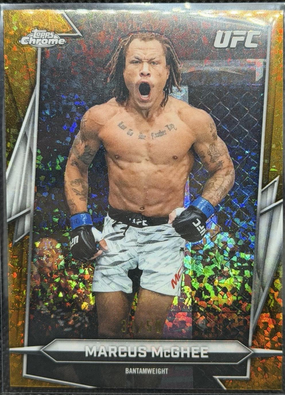 Marcus McGhee [Gold Mini Diamonds Refractor] #183