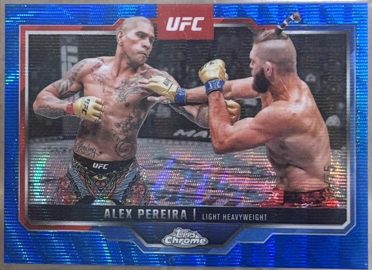 Alex Pereira [Blue Wave Refractor] #2