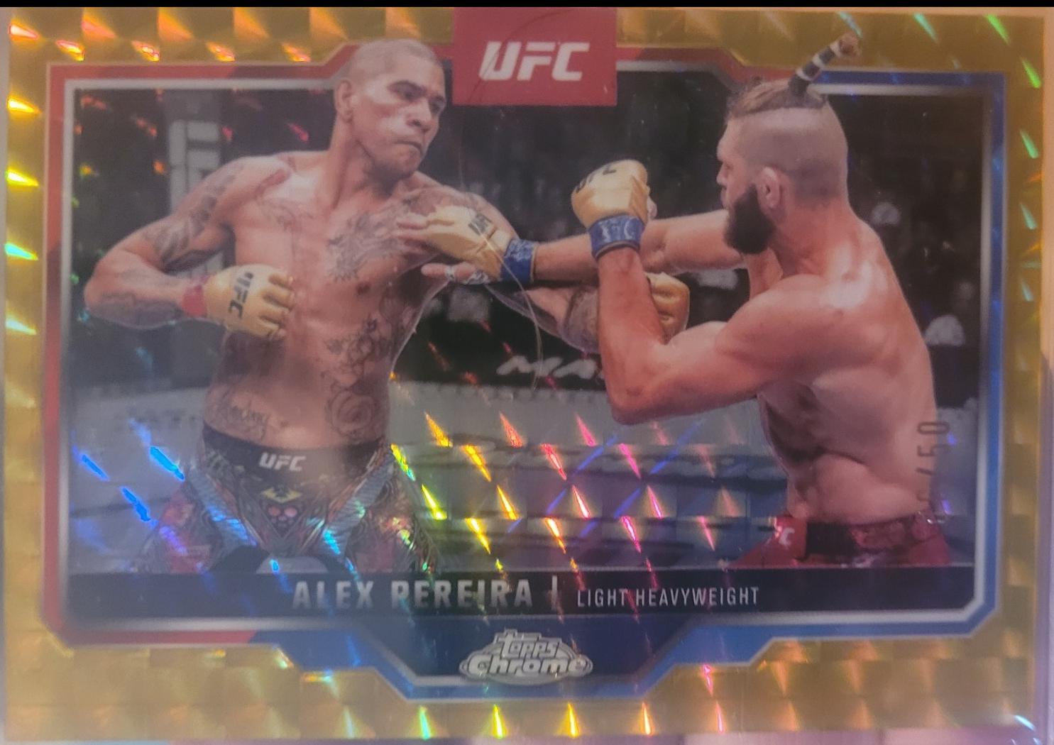 Alex Pereira [Gold Geometric Refractor] #2