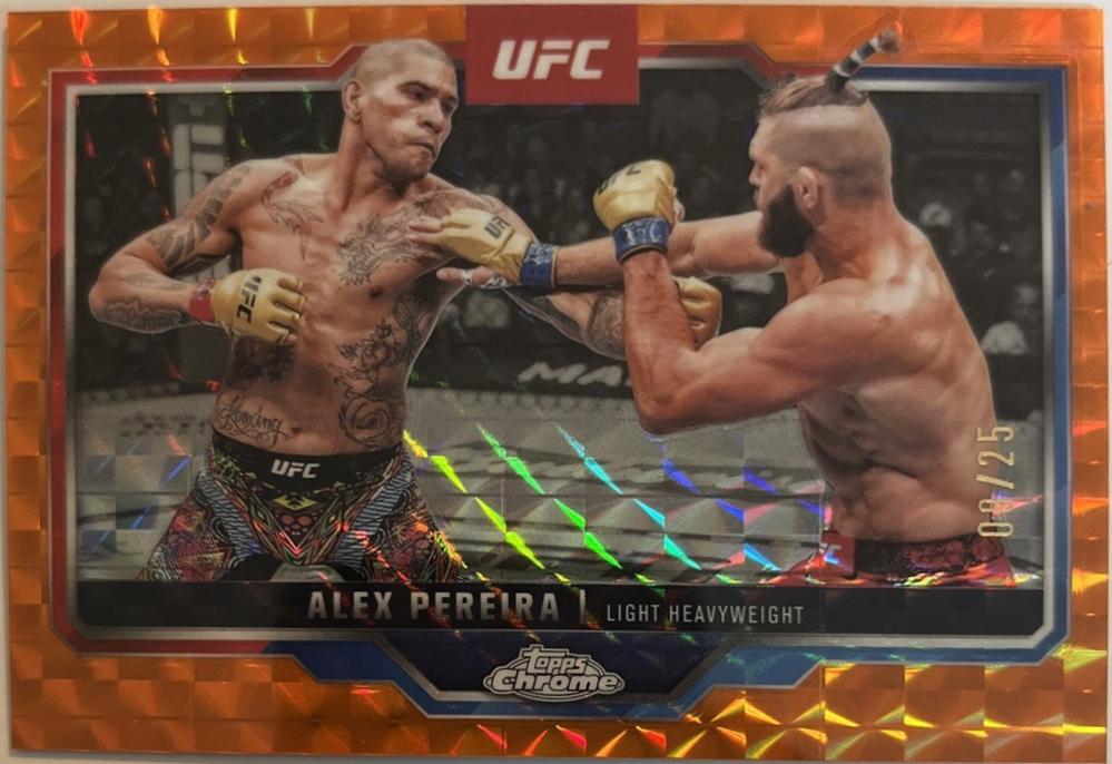 Alex Pereira [Orange Geometric Refractor] #2
