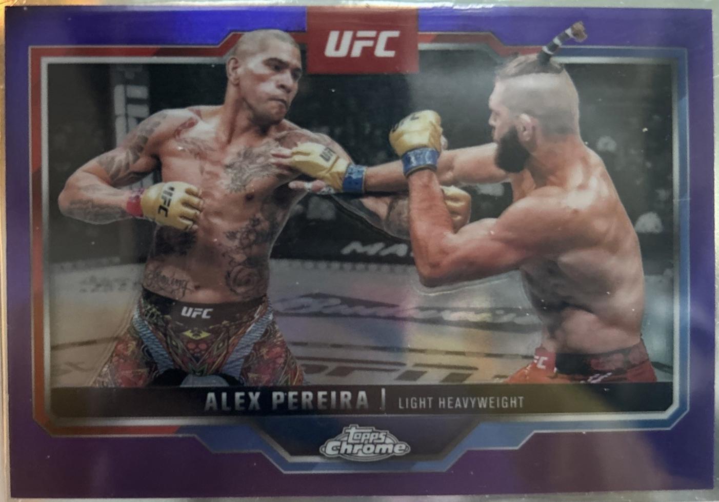 Alex Pereira [Purple Refractor] #2