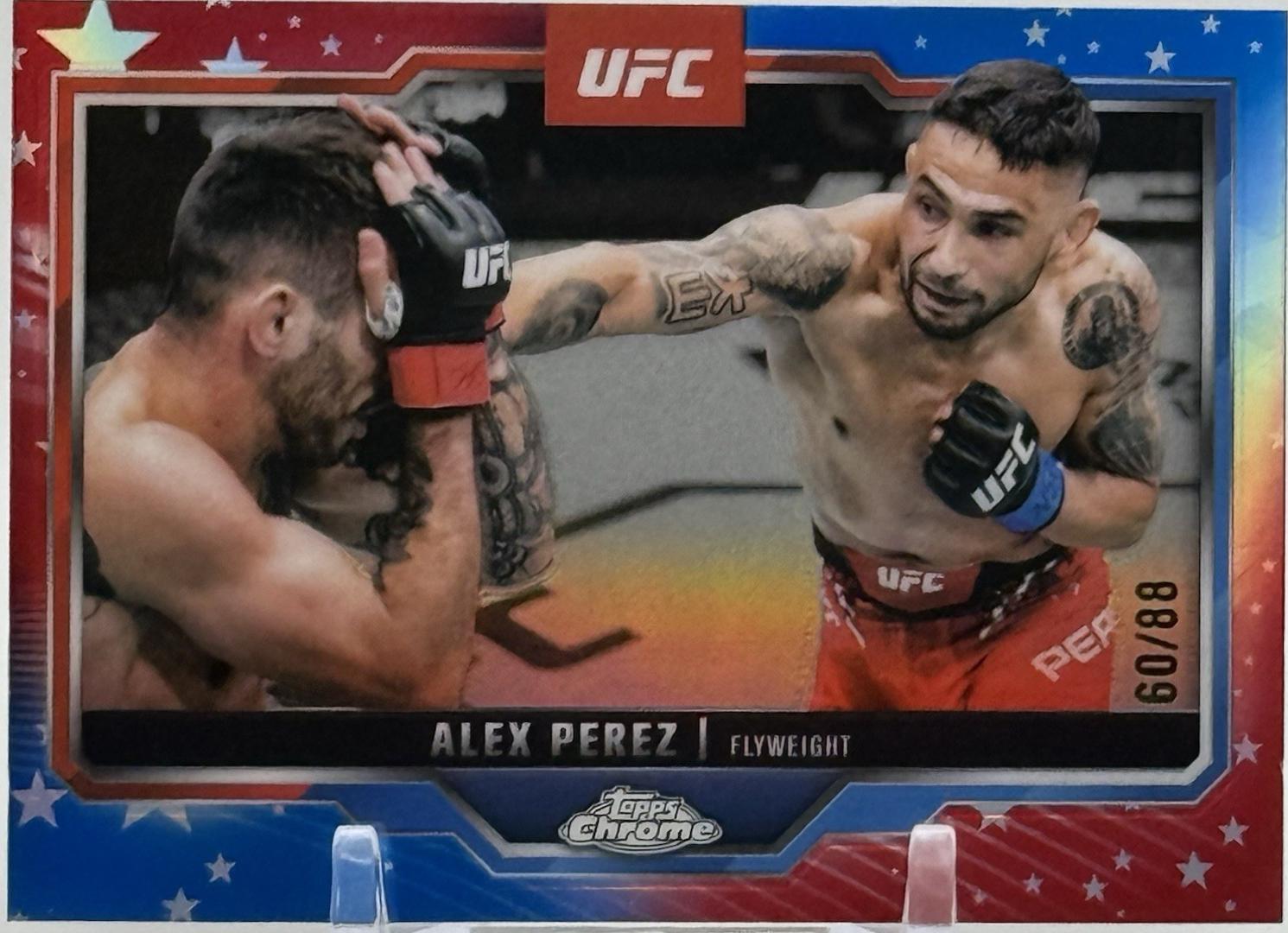 Alex Perez [Red White Blue Refractor] #60