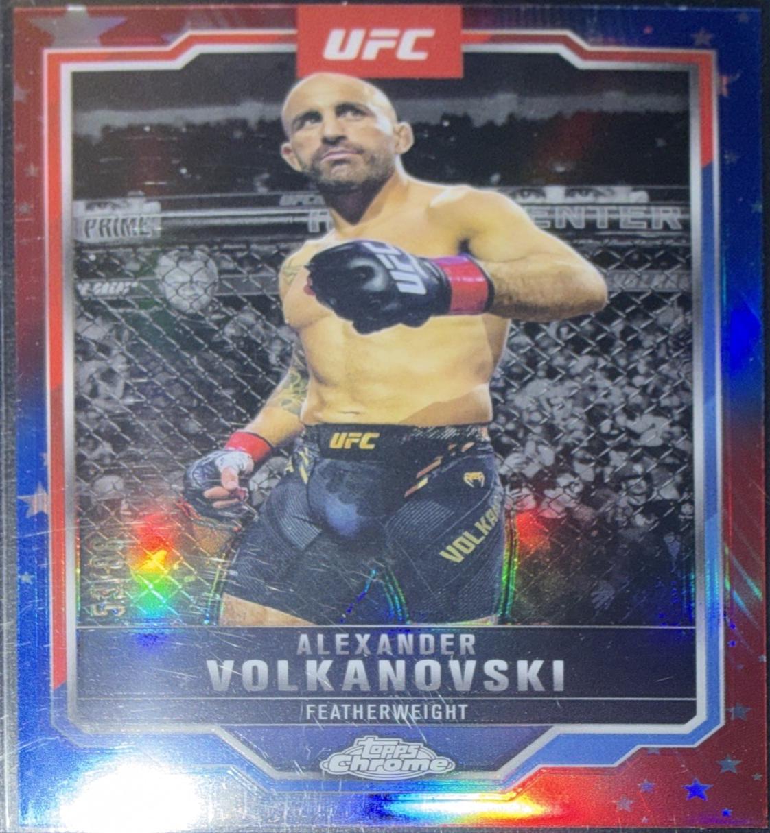 Alexander Volkanovski [Red White Blue Refractor] #18