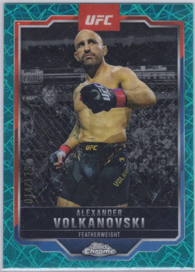 Alexander Volkanovski [Teal Lazer Refractor] #18